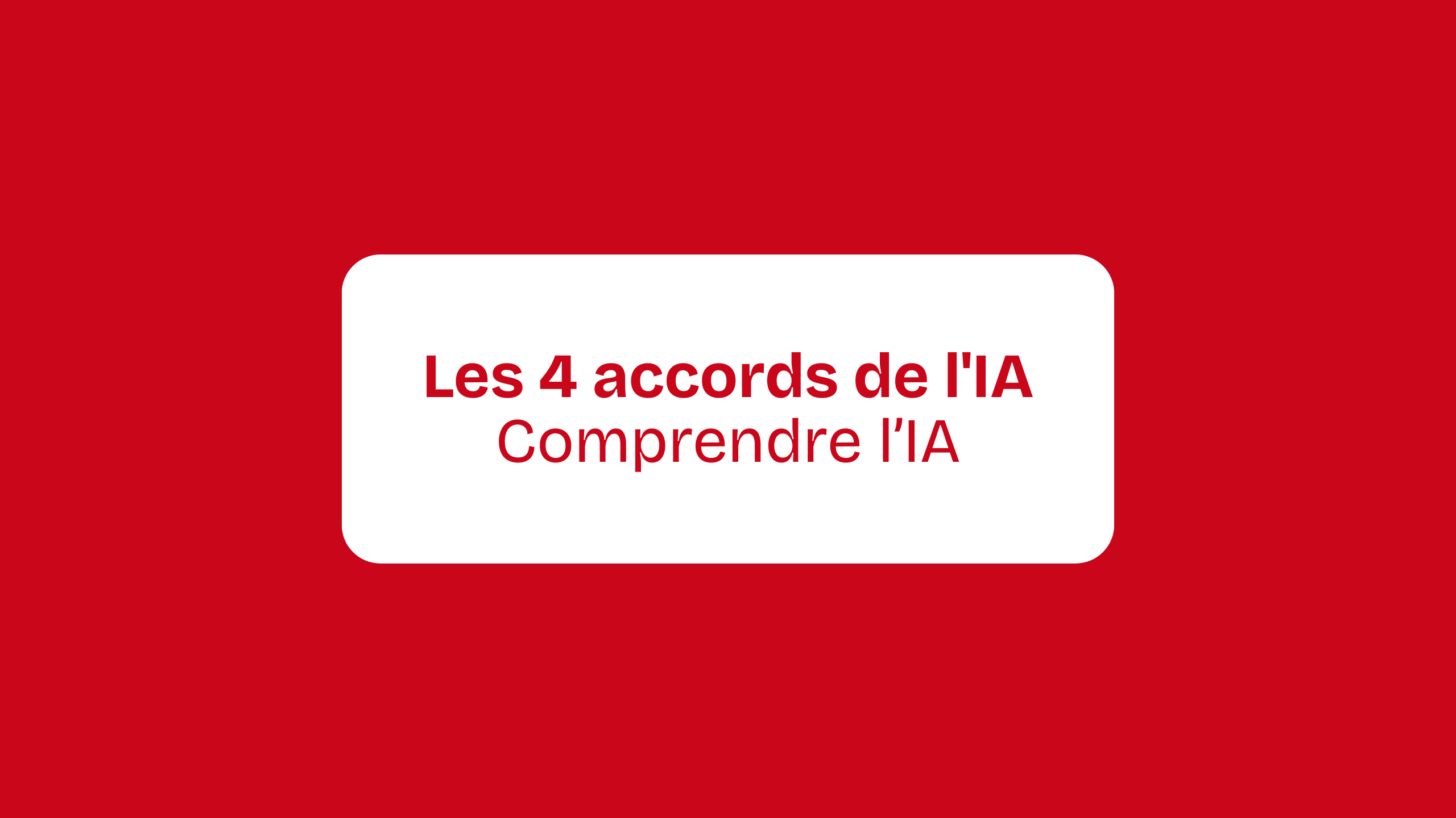 Guide 1 : Comprendre l'IA